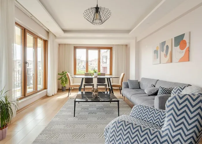 Apartmán New Stylish With Panoramic Views Istanbulská provincie